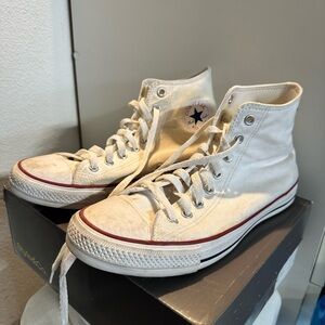 Converse Unisex White High Tops